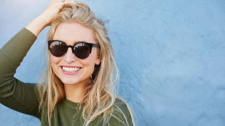 woman with glasses in Missoula, MT