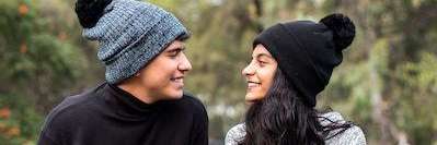 couple smiling at each other